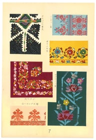 Jiang Majin — Eastern Textile Patterns and Designs Woodblock