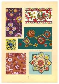 Jiang Majin — Eastern Textile Patterns and Designs Woodblock