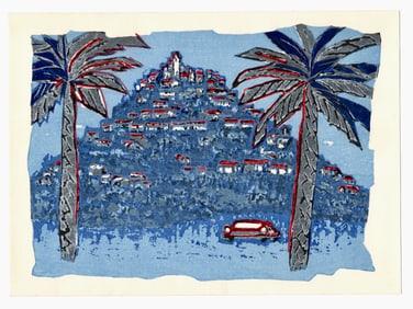 Sekino Junichiro : U.S.A. Woodblock