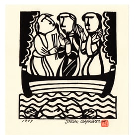 Sadao Watanabe : Jonah Drawing Lots Offset Lithograph