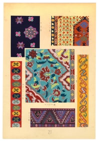 Jiang Majin — Eastern Textile Patterns and Designs Woodblock