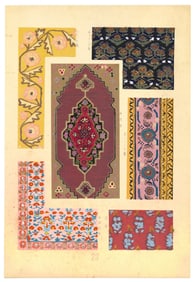 Jiang Majin — Eastern Textile Patterns and Designs Woodblock