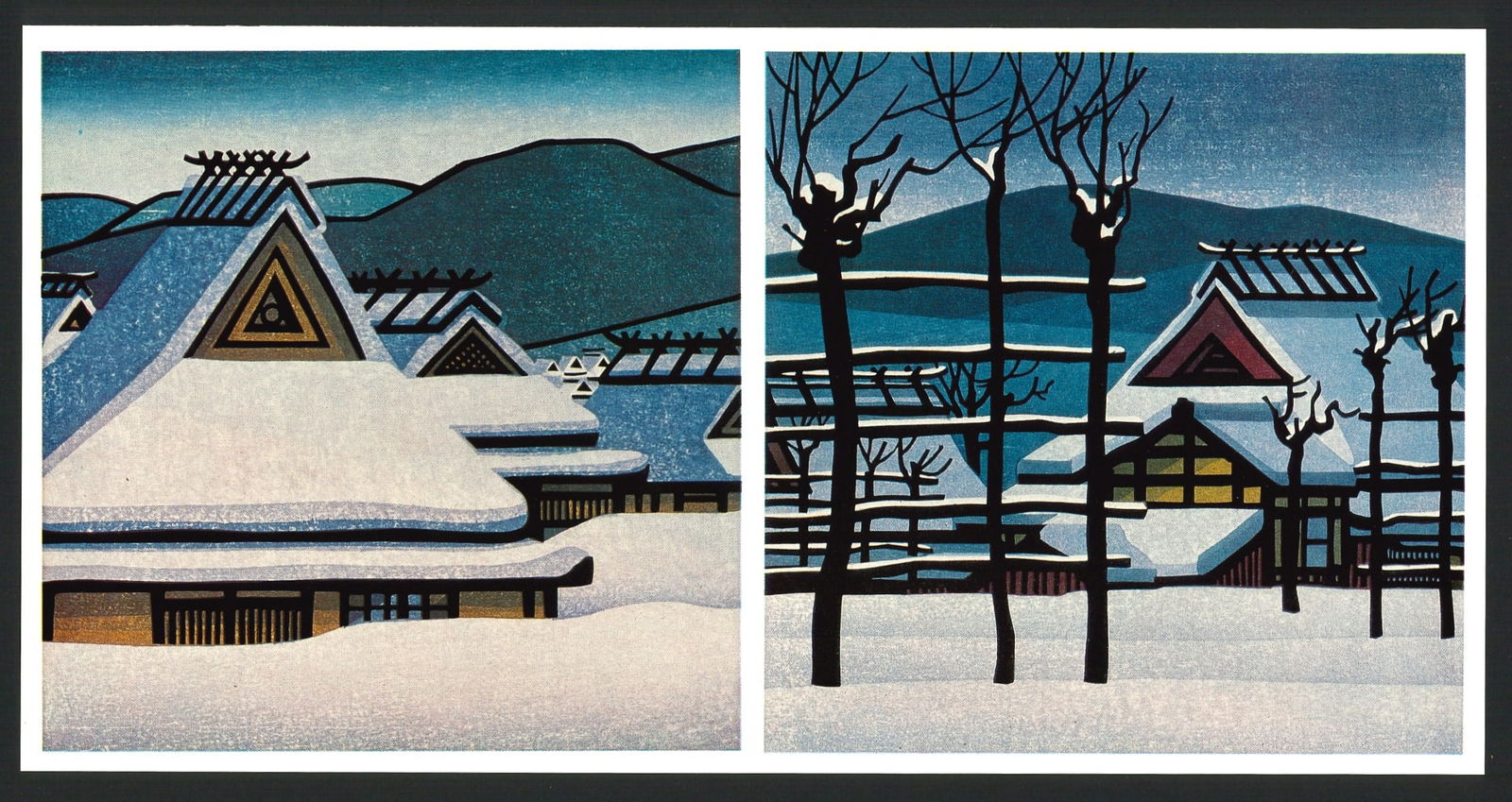 Clifton Karhu : Koshihata Snow Offset Lithograph (1 of 5)