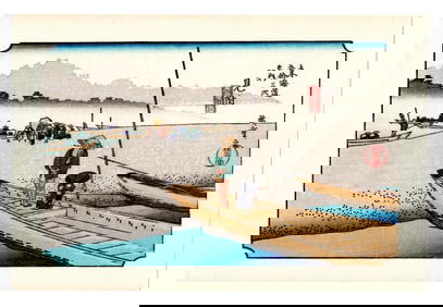 Ando Hiroshige : Mitsuke Woodblock