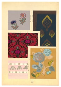 Jiang Majin — Eastern Textile Patterns and Designs Woodblock