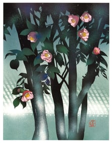 Masayuki Miyata : Garden Lattice Offset Lithograph