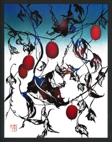 Masayuki Miyata : Crimson Tangle Lithograph