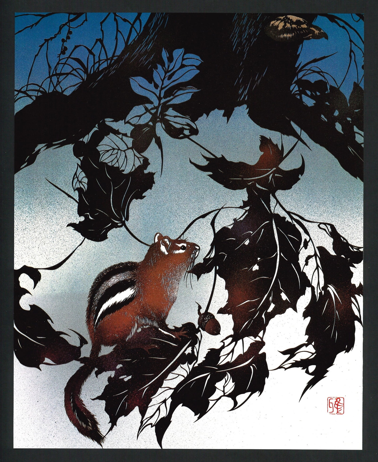 Masayuki Miyata : Forest Interlude Offset Lithograph (1 of 3)