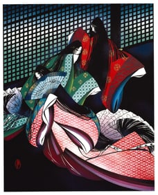 Masayuki Miyata : Chorus of Silk Offset Lithograph