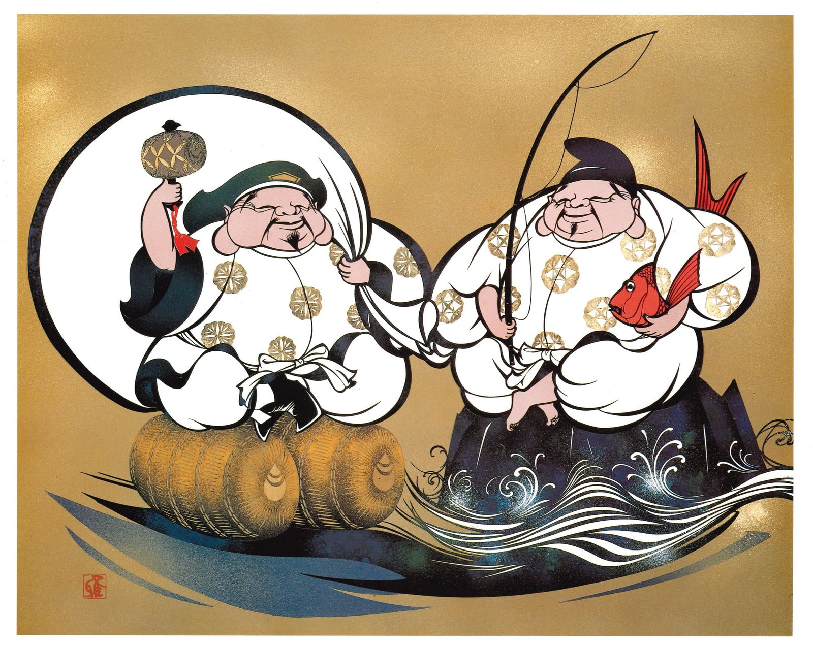 Masayuki Miyata :  Harvest of Fortune Offset Lithograph (1 of 3)