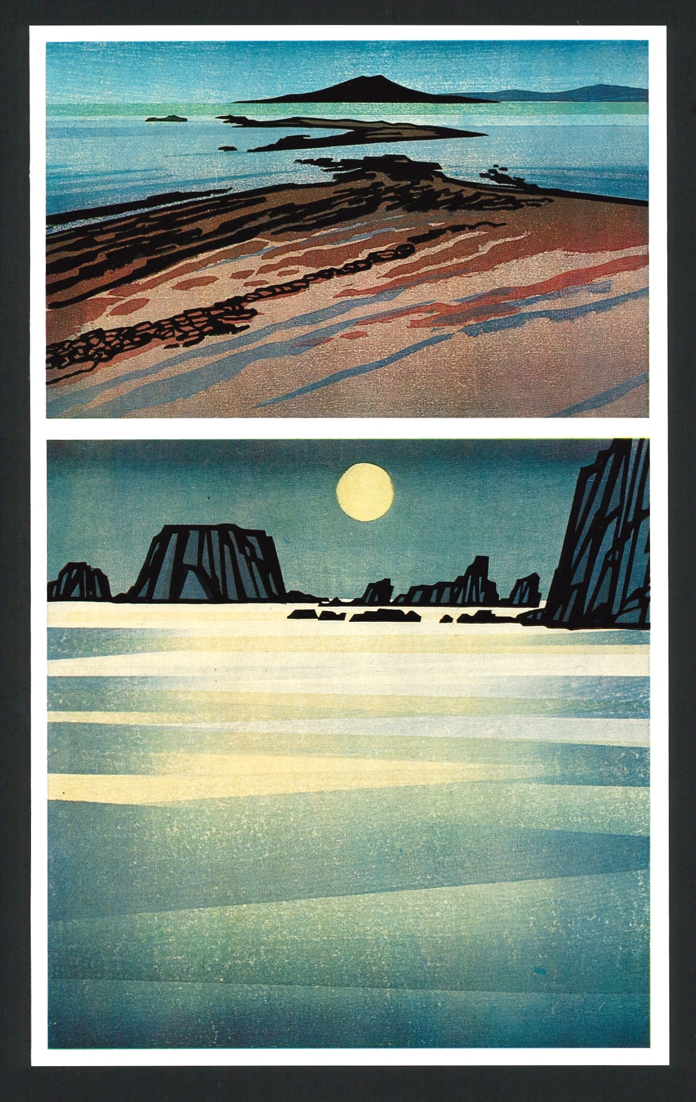 Clifton Karhu :  Brown's Islands & Isle of Bays Offset Lithograph (1 of 4)