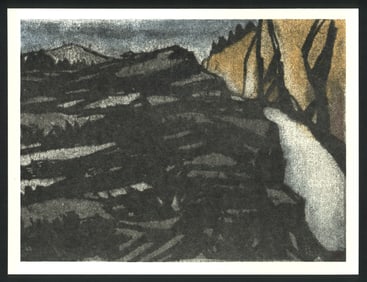 Masao Tsuchiya : Nagatoro of Chichibu Offset Lithograph