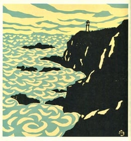 Satomi Kusaka : Sakuma Dam Offset Lithograph