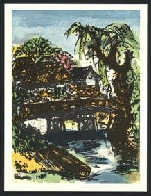 Tokusaburo Saito : Itako Offset Lithograph