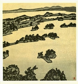 Kihachiro Shimozawa : Matsushima Offset Lithograph