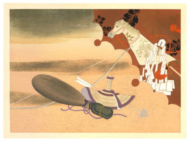 Ryoshu Yamaguchi : Seasons of Silence Woodblock