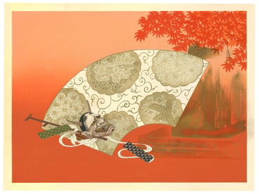 Ryoshu Yamaguchi : Seasons of Silence Woodblock