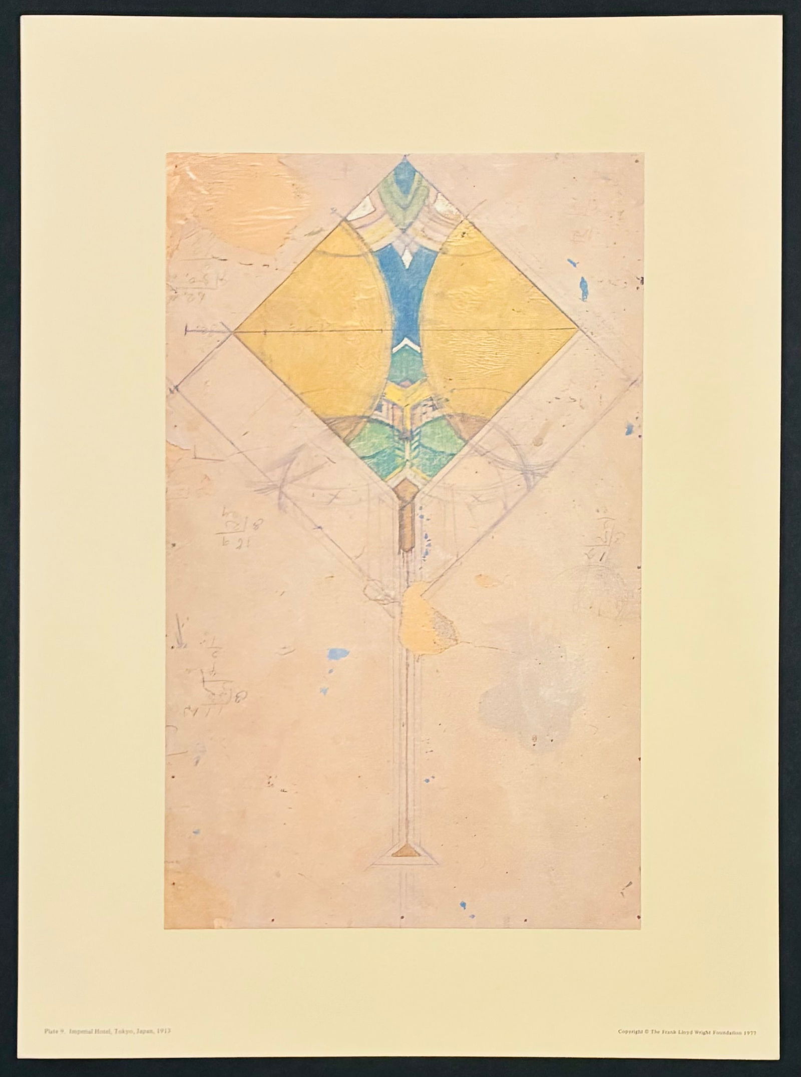 Frank Lloyd Wright : Imperial Hotel, Tokyo, Japan, 1913. (1 of 5)