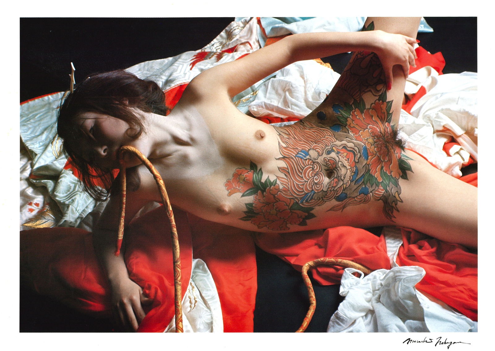 Japanese Tattoo Art Study — Dragon Lion Hybrid Design (1 of 1)