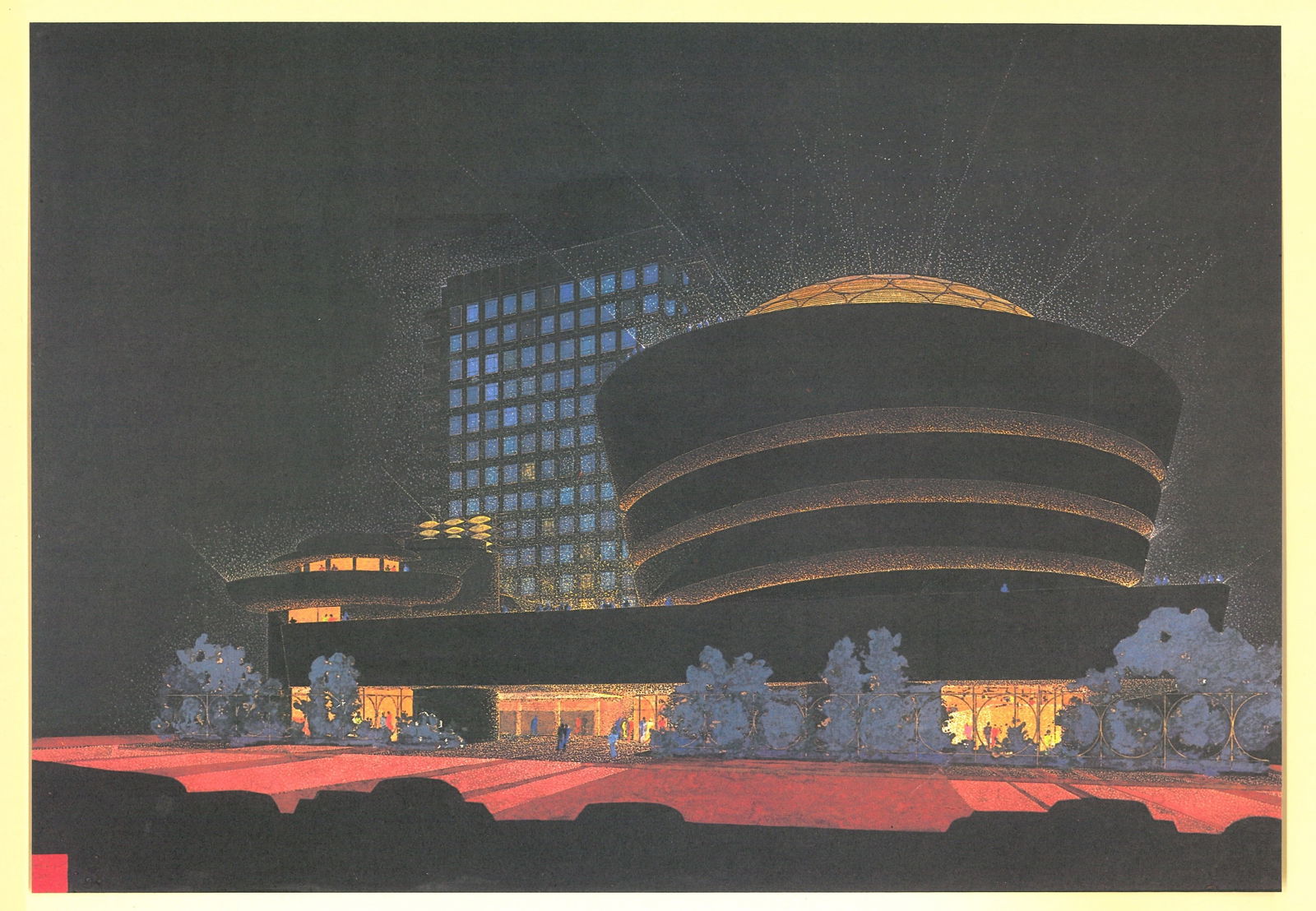Solomon R. Guggenheim Museum, Lithograph Print by Frank Lloyd Wright (1 of 1)