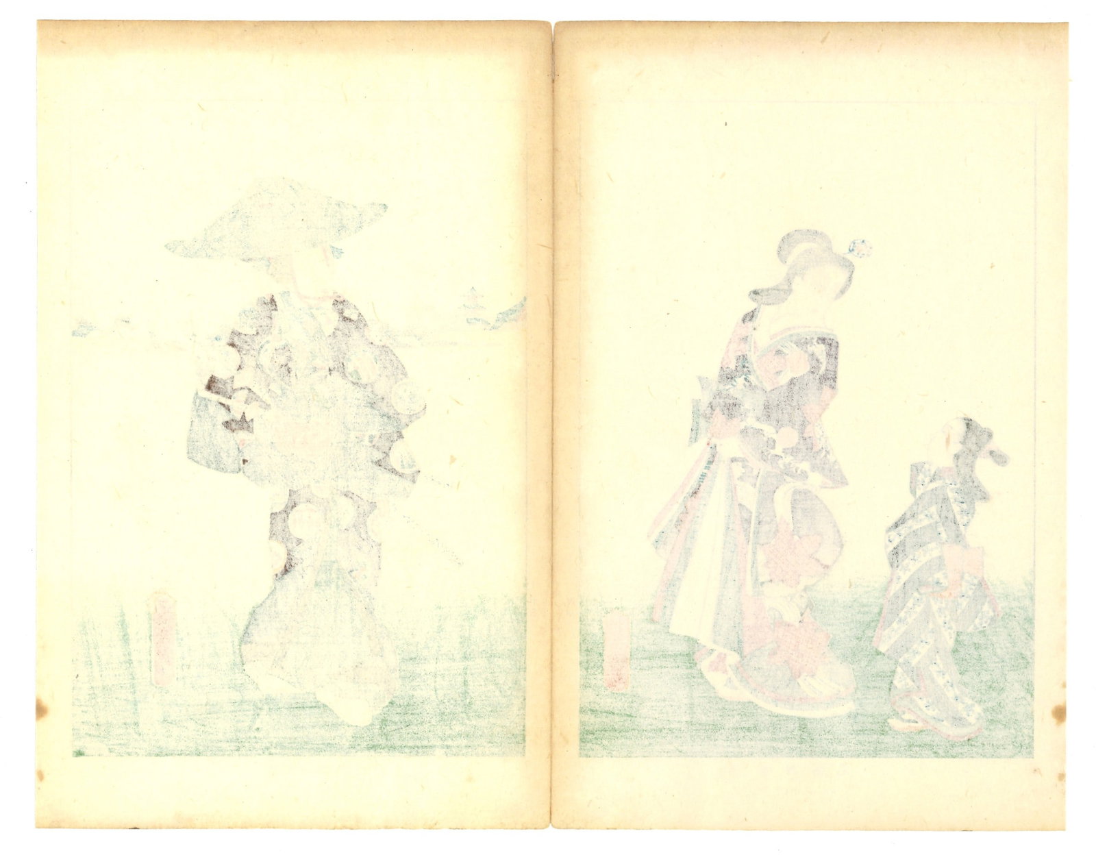 Famous Women of the Past, Woodblock Print After Utagawa Toyokuni - 2