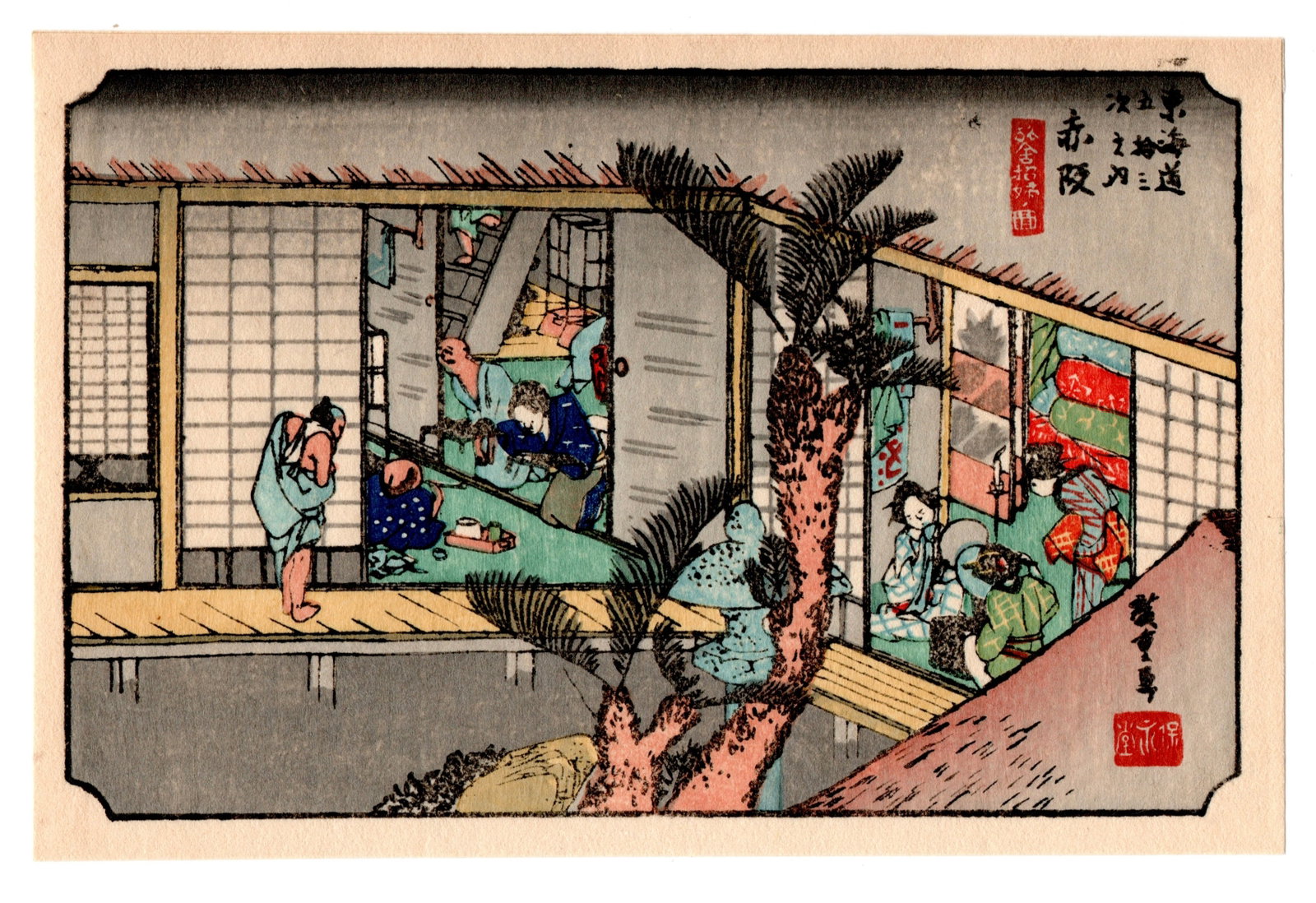 Woodblock Print After Hiroshige (1 of 2)