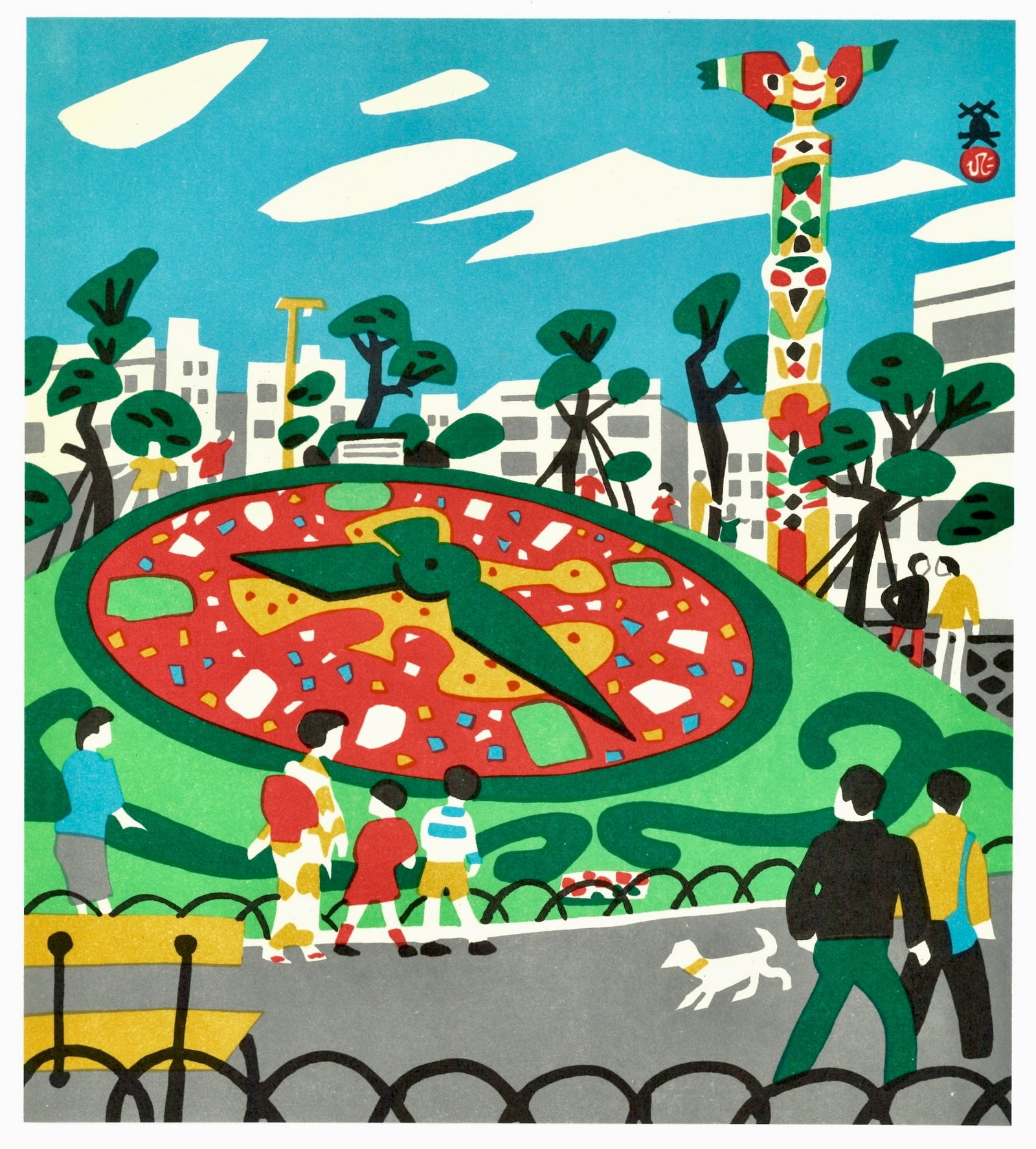 Offset Lithograph Print by Kawanishi Hide (1 of 1)