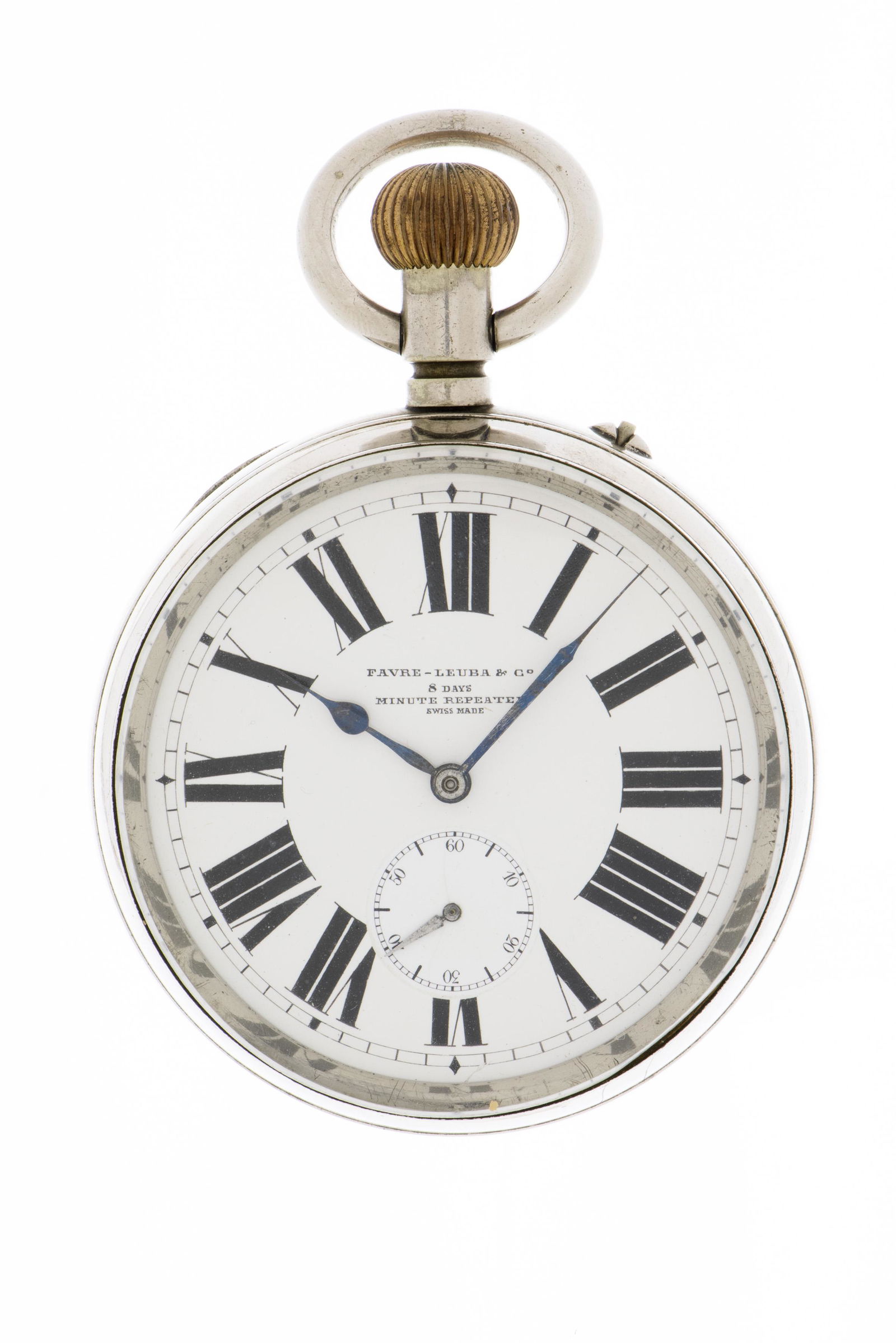 Oversized 8-day pocket watch with minute repeater (1 of 1)