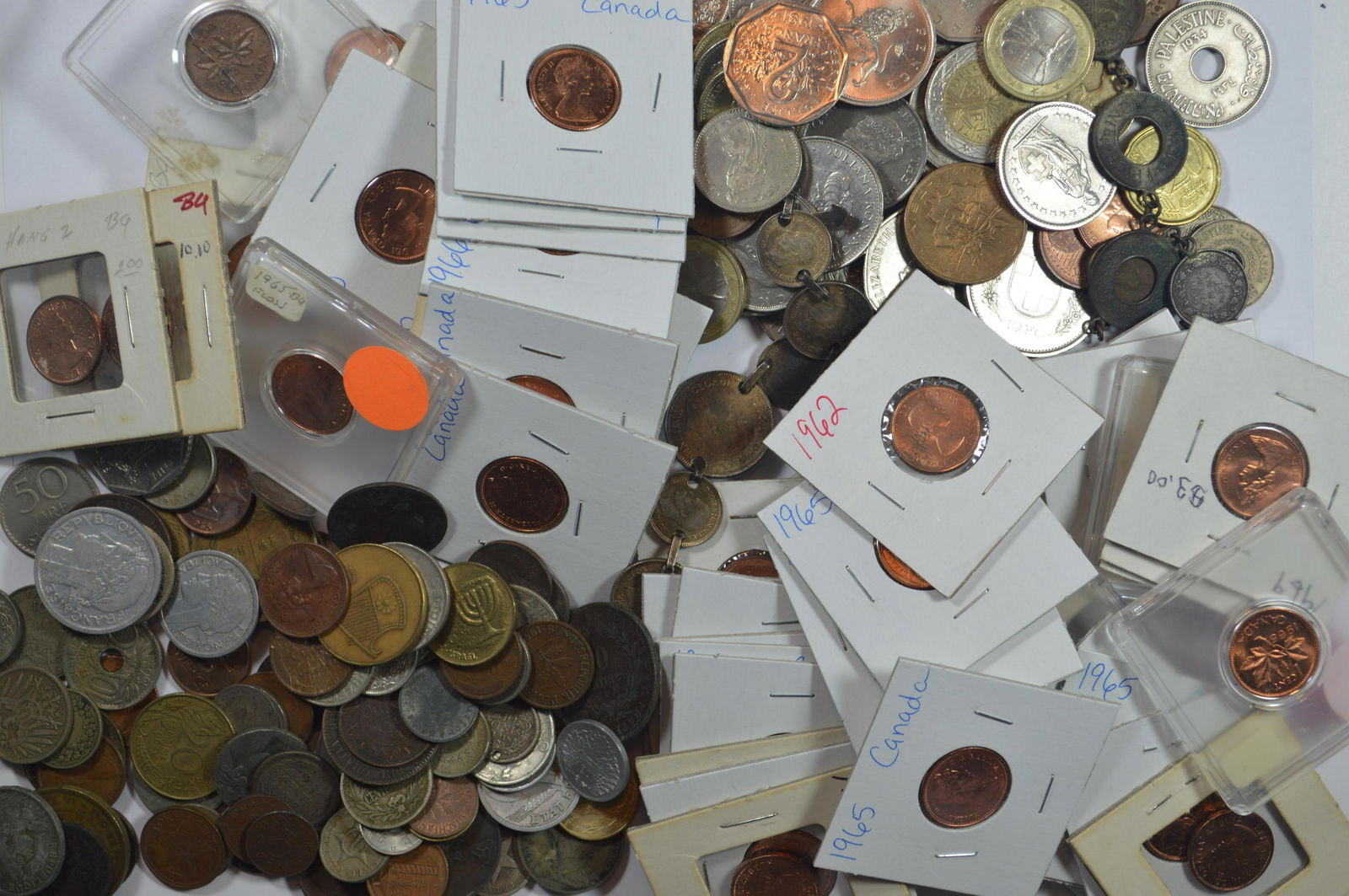 Mixed World Coinage Including Some Silver (1 of 2)