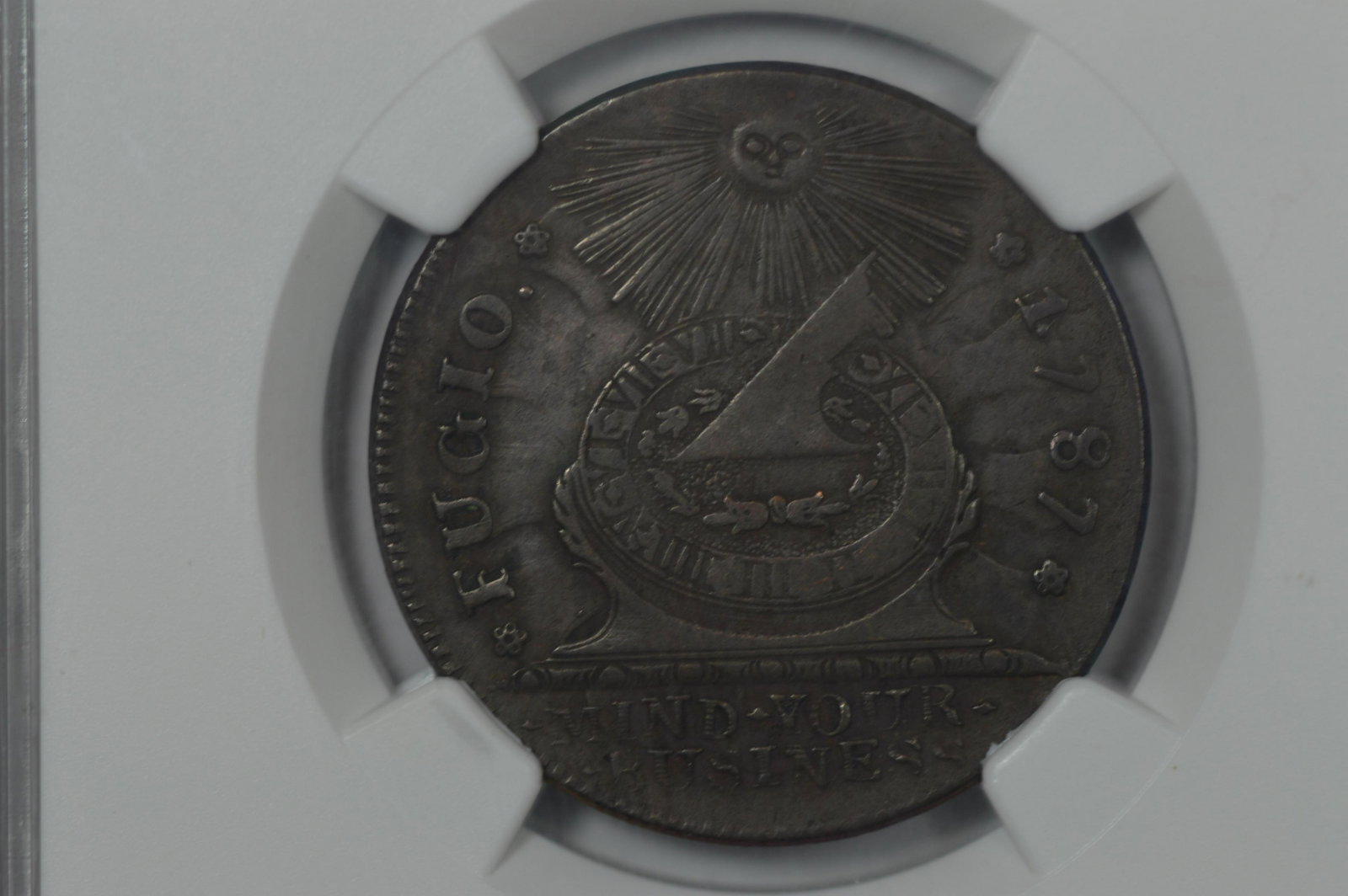 U.S. Colonial Coin. 1787 Fugio Copper. (1 of 2)