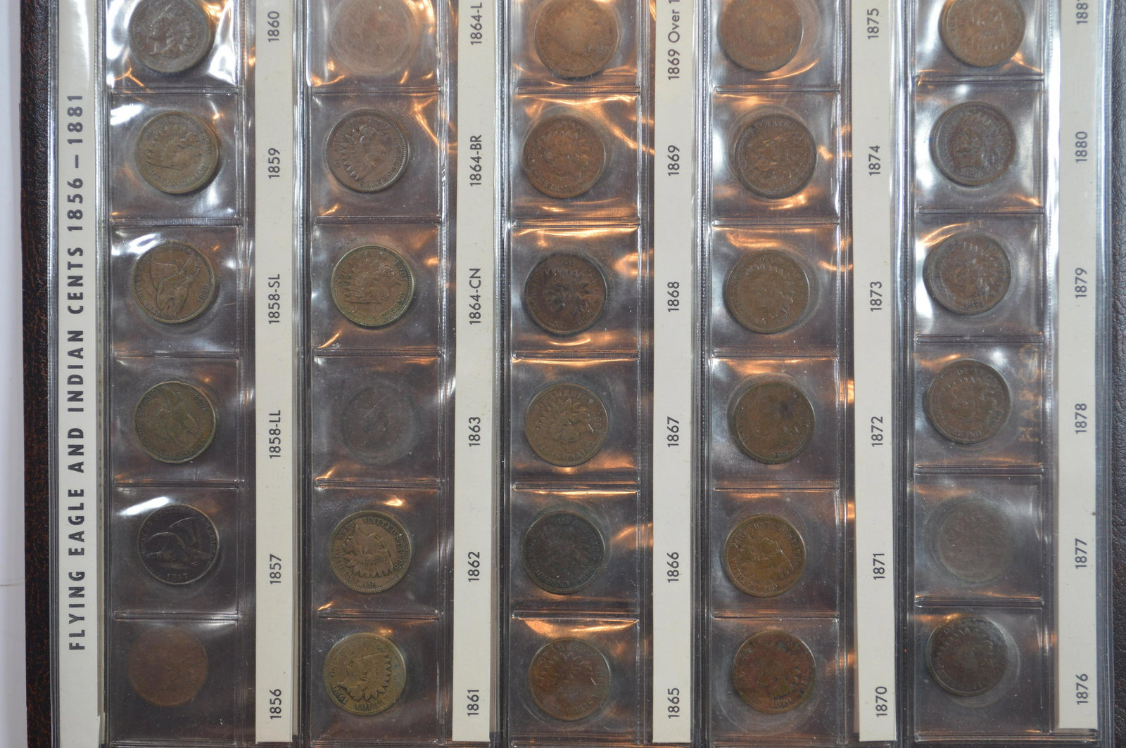 Nearly Complete Flying Eagle and Indian Cent Se (1 of 2)