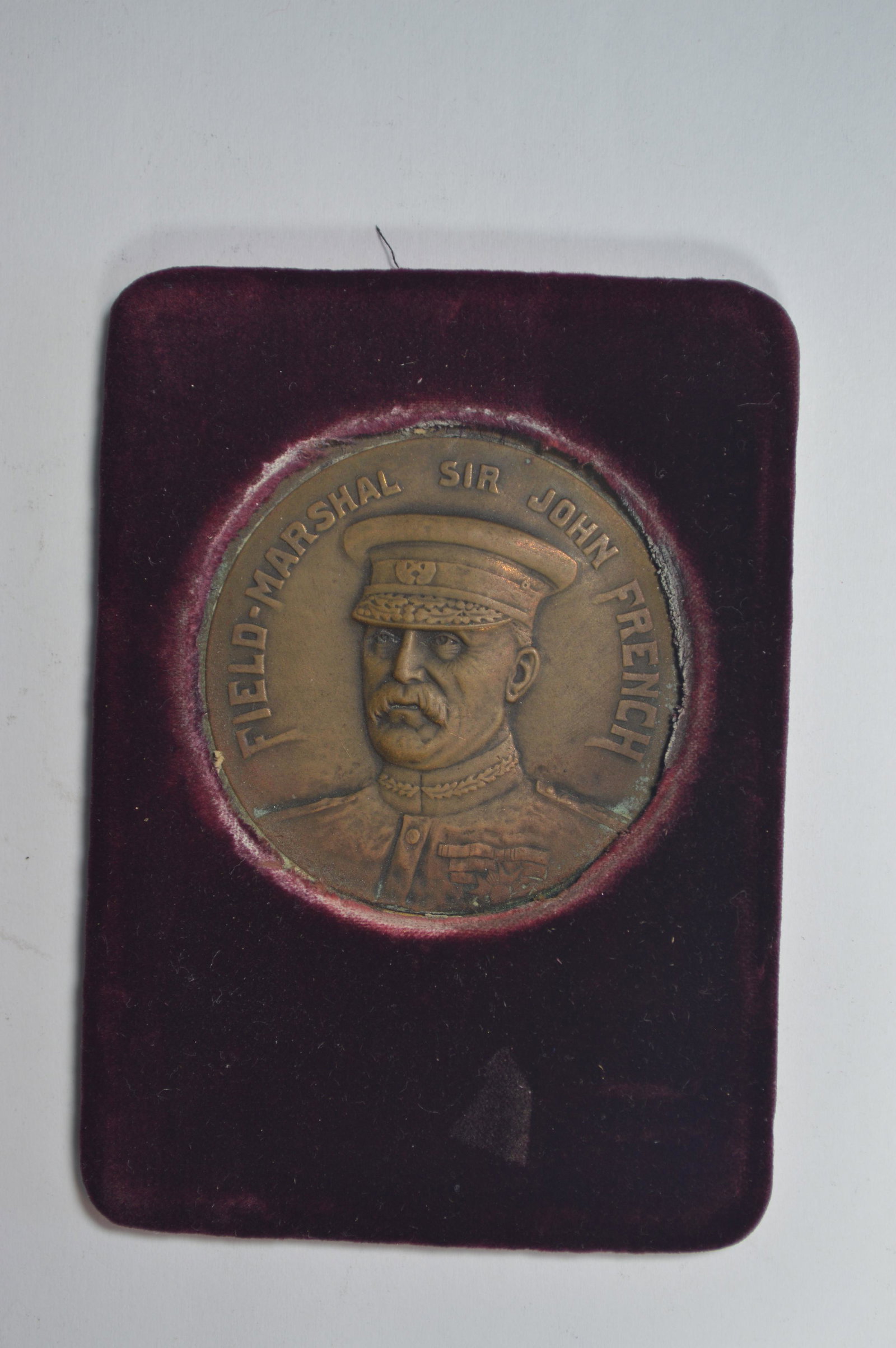 A Handsome Uniface(?) circa World War I Bronze Plaque ( (1 of 2)