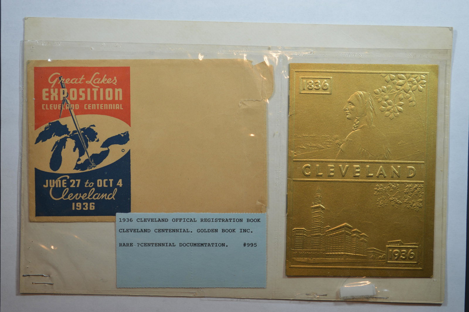 A Rarely Encountered 1936 Great Lakes Exposition Clevel (1 of 2)