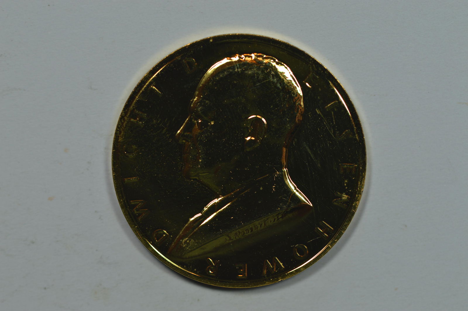 U.S. Mint Medal. Circa Mid-1970's (we think) Dwight Eis (1 of 2)