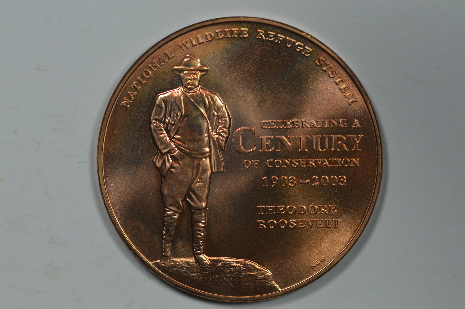 U.S. Mint Bronze Medal. 2003 Century of Conservation- T (1 of 2)