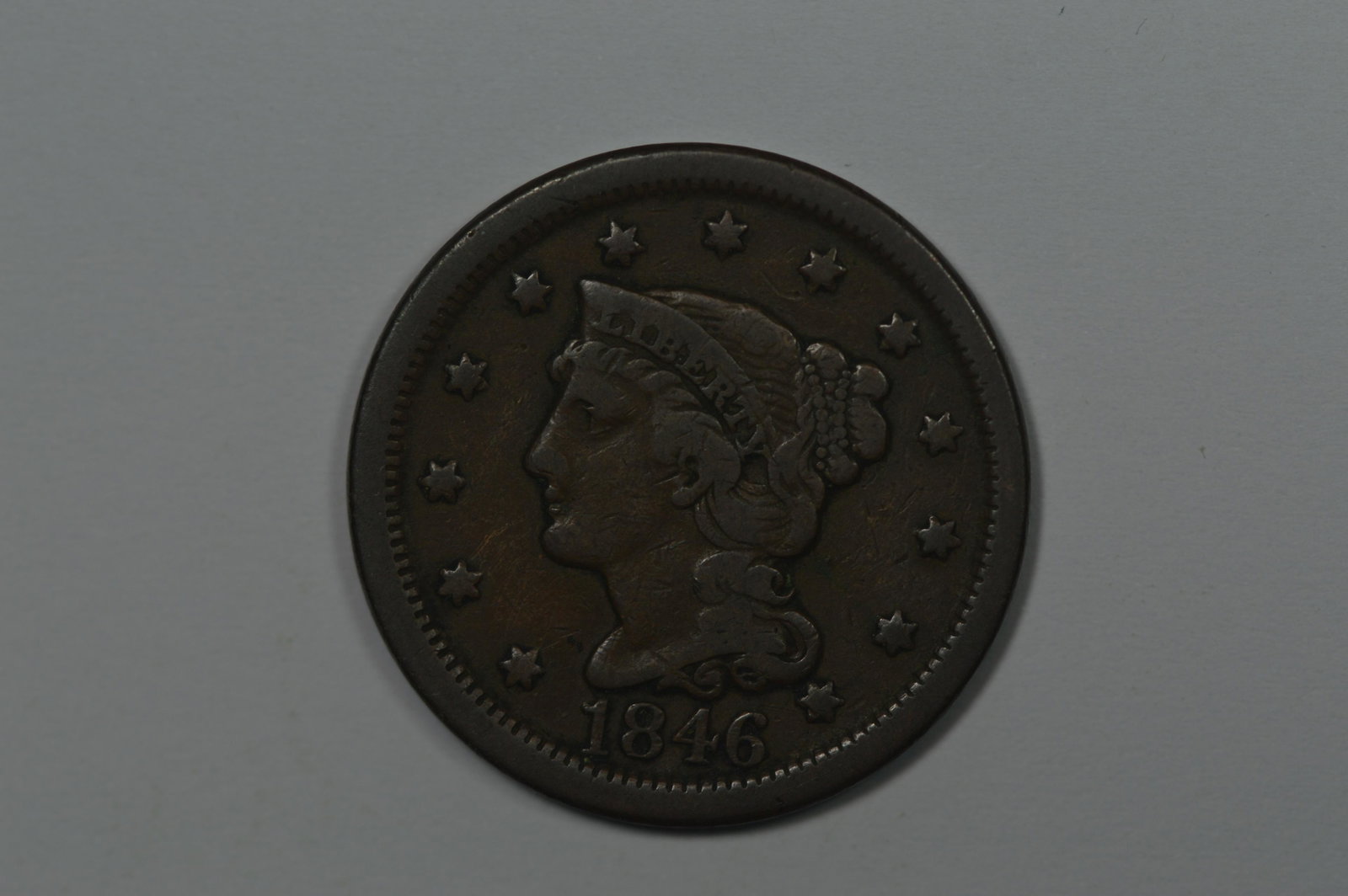 1c 1846 A decent About Fine.: 1c 1846 A decent About Fine.