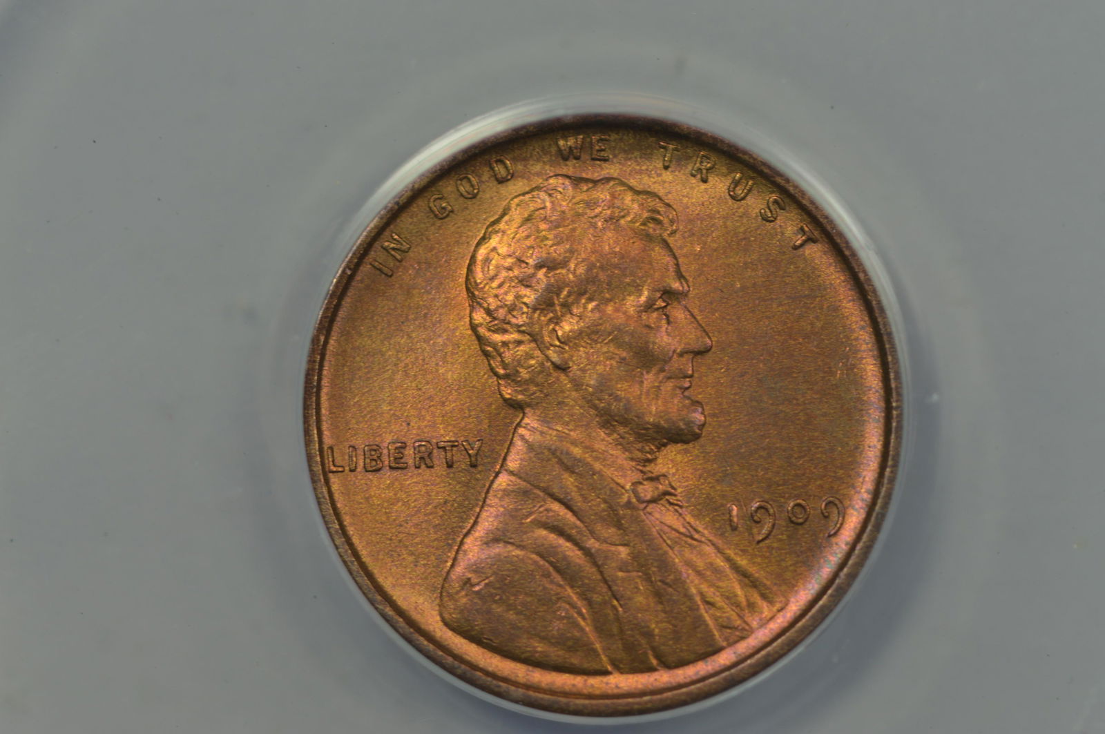 1c 1909 VDB ANACS MS64 RB. This assertive Near Gem enjo (1 of 2)