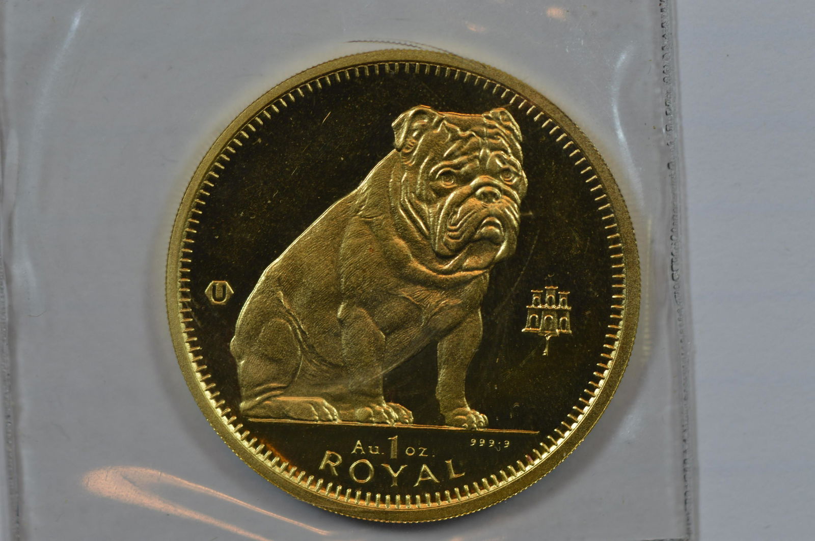 Gibraltar 1996-U Gold Royal (KM-365b, 1.000 oz AGW) (1 of 2)