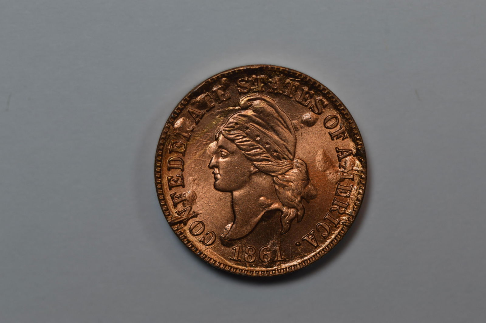 (1961) Confederate States of America Bashlow Restrike (1 of 2)