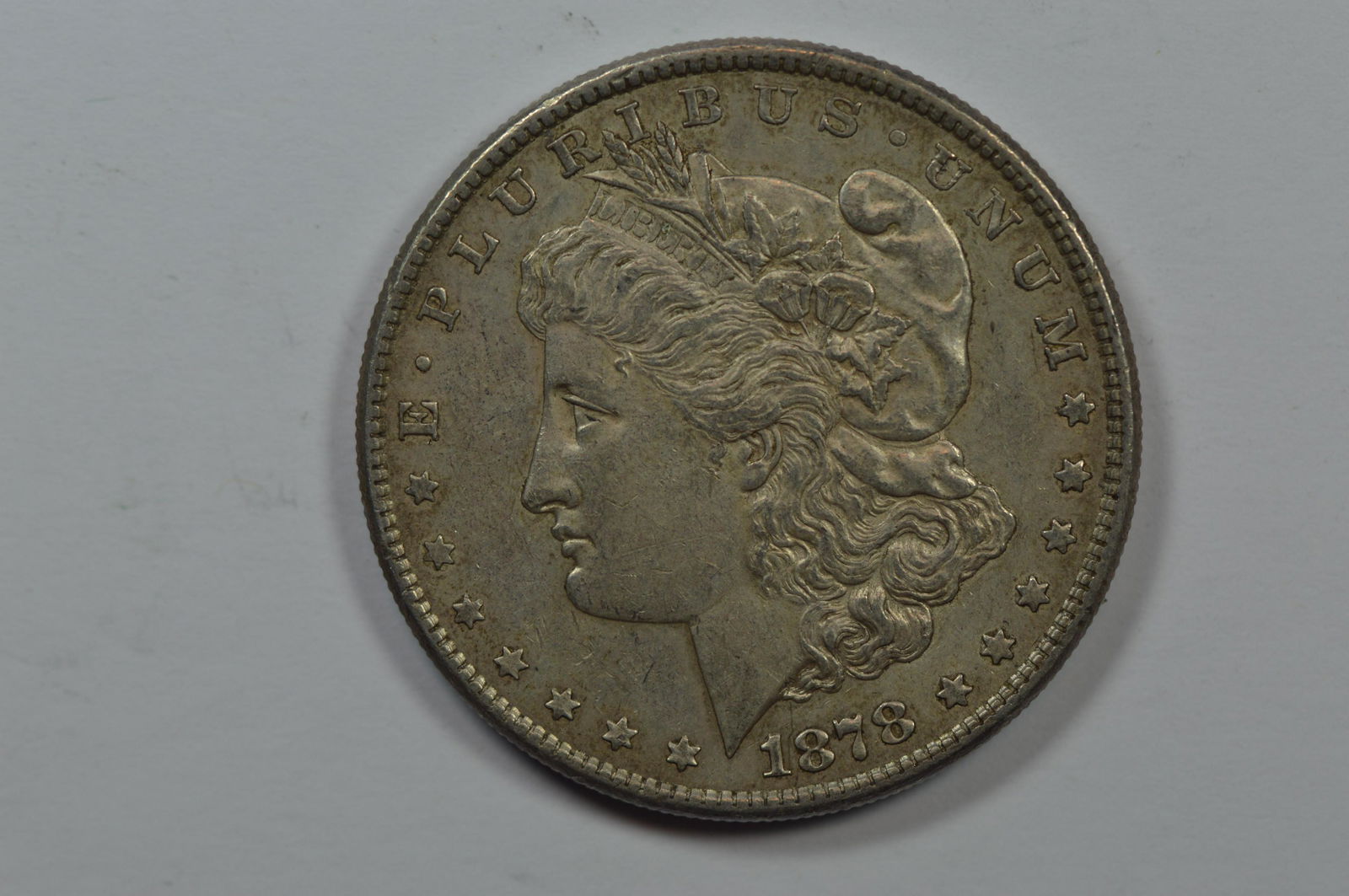 $1.00 Silver 1878 8 TF. EF/AU. (1 of 2)