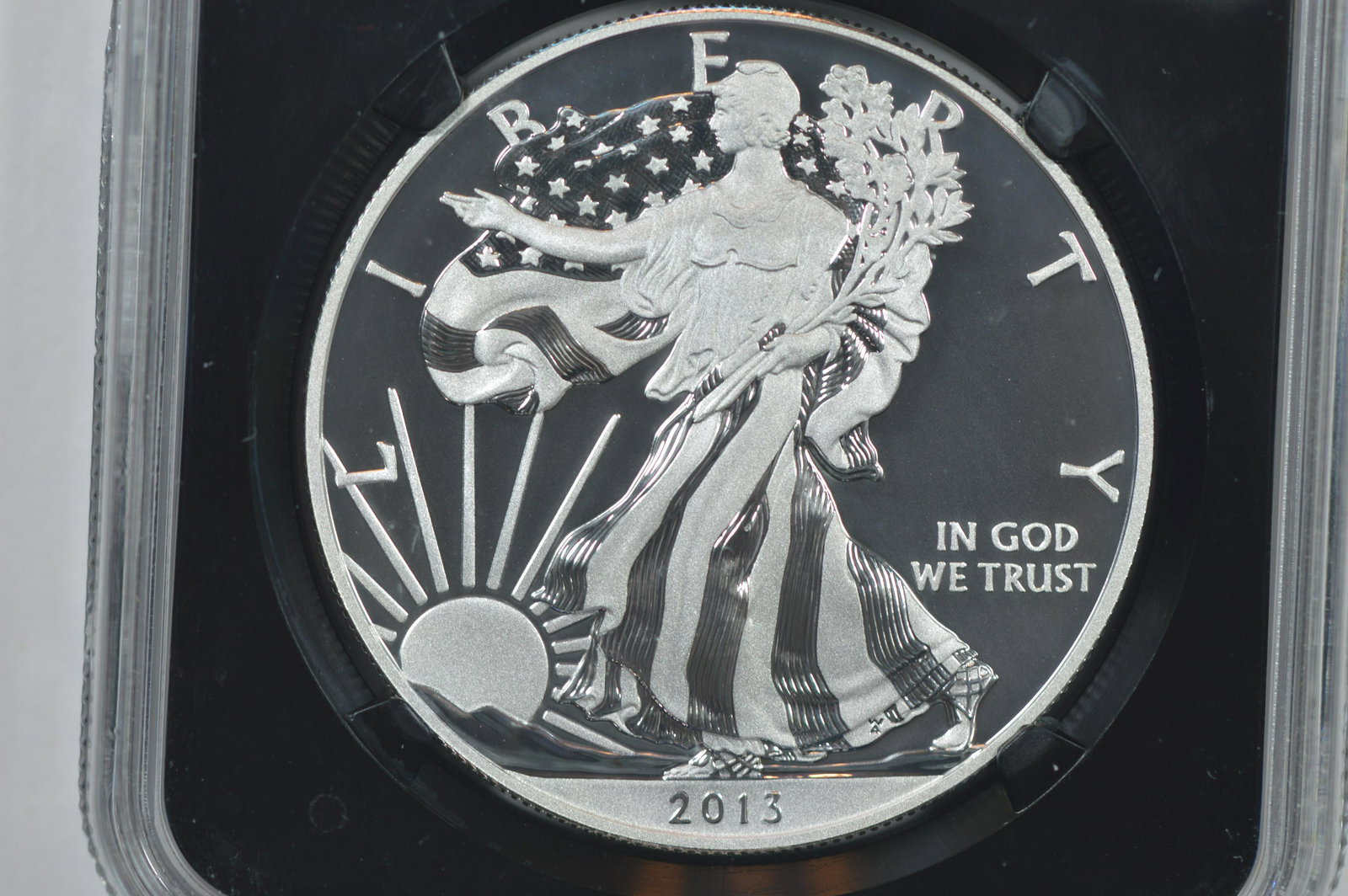 U.S. Modern Eagle. 2013-W Silver Eagle. NGC SP70 (1 of 2)
