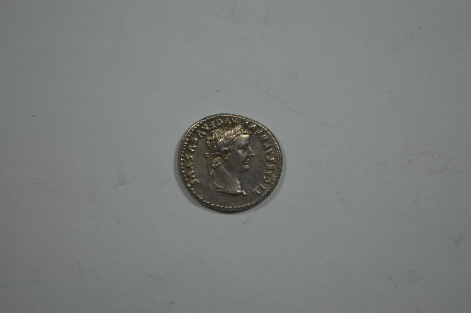 Ancient Rome, Empire. Tiberius (14-37 AD) Silver Denarius (1 of 2)