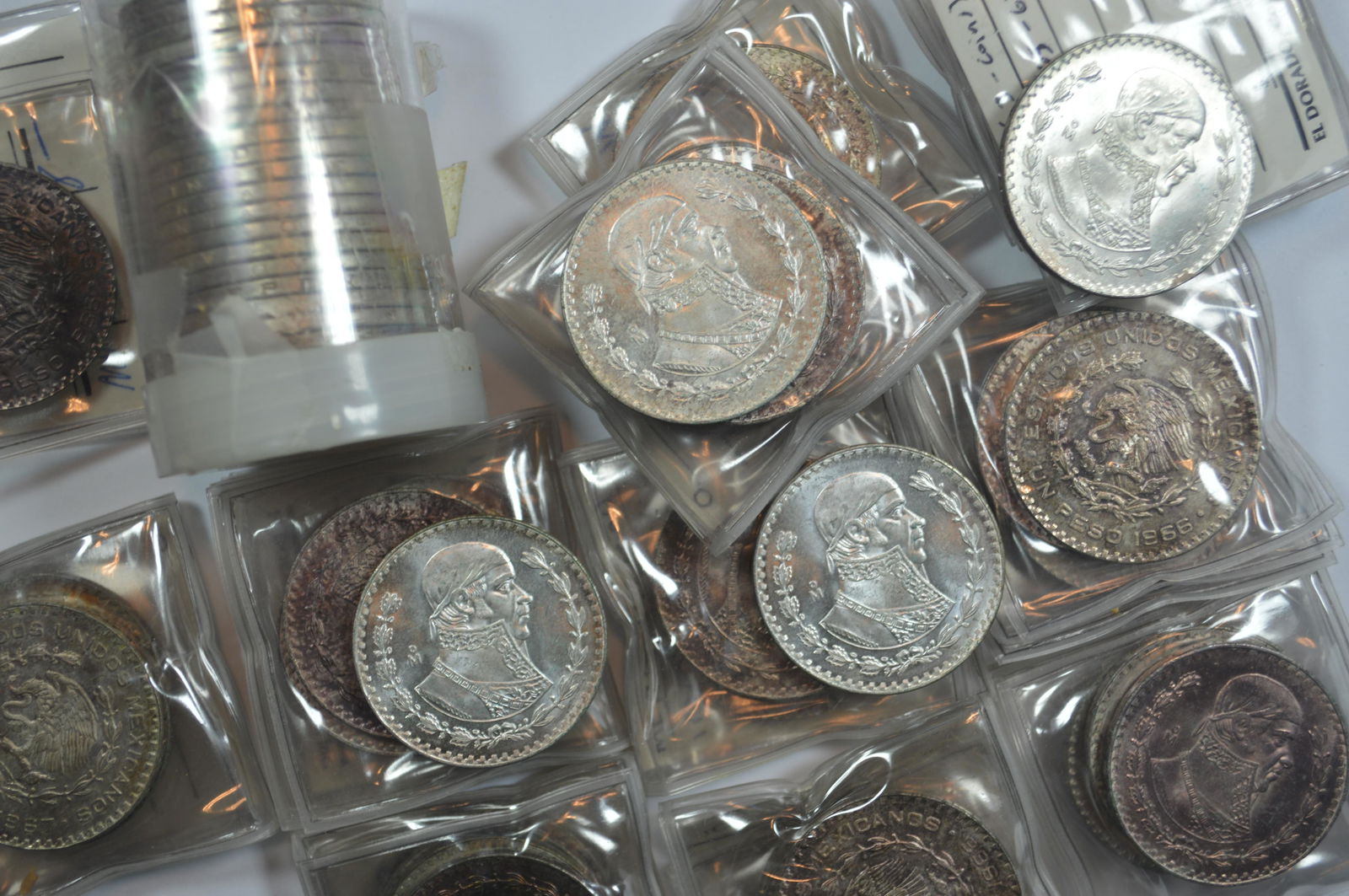 A Dealer Inventory Stock Lot of 1957-1967 Mexico Pesos (1 of 2)