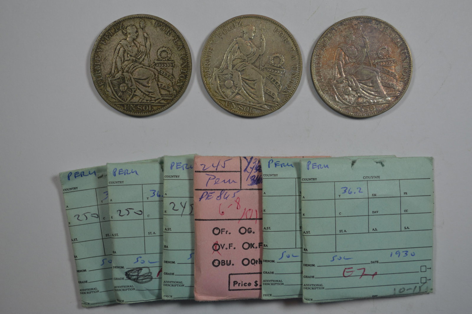 Better Date and Better Grade Peru Silver Sols (KM-218.2, .4019 oz ASW per coin) (1 of 2)