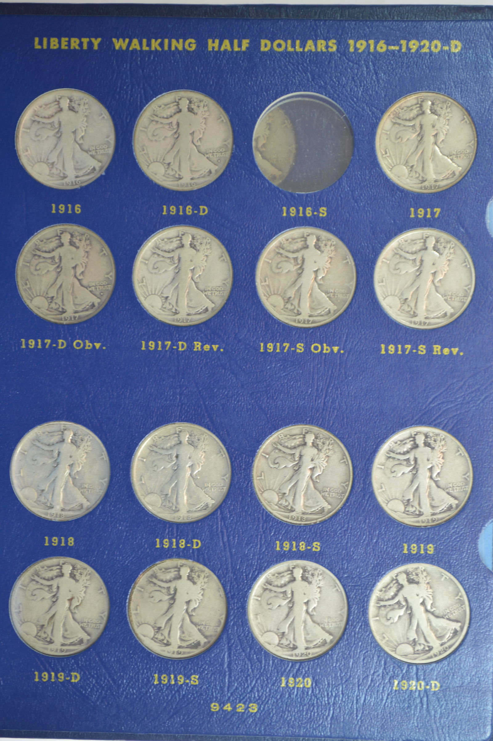 A Nearly Complete Walking Liberty Half Dollar Set (1 of 2)
