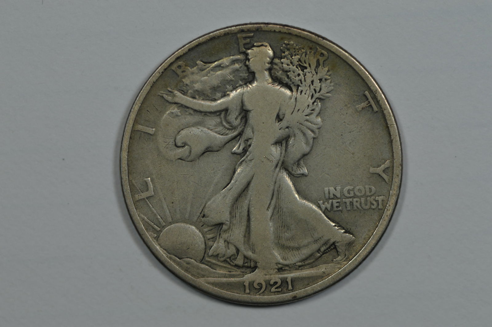 50c 1921-D Easily VG (1 of 2)