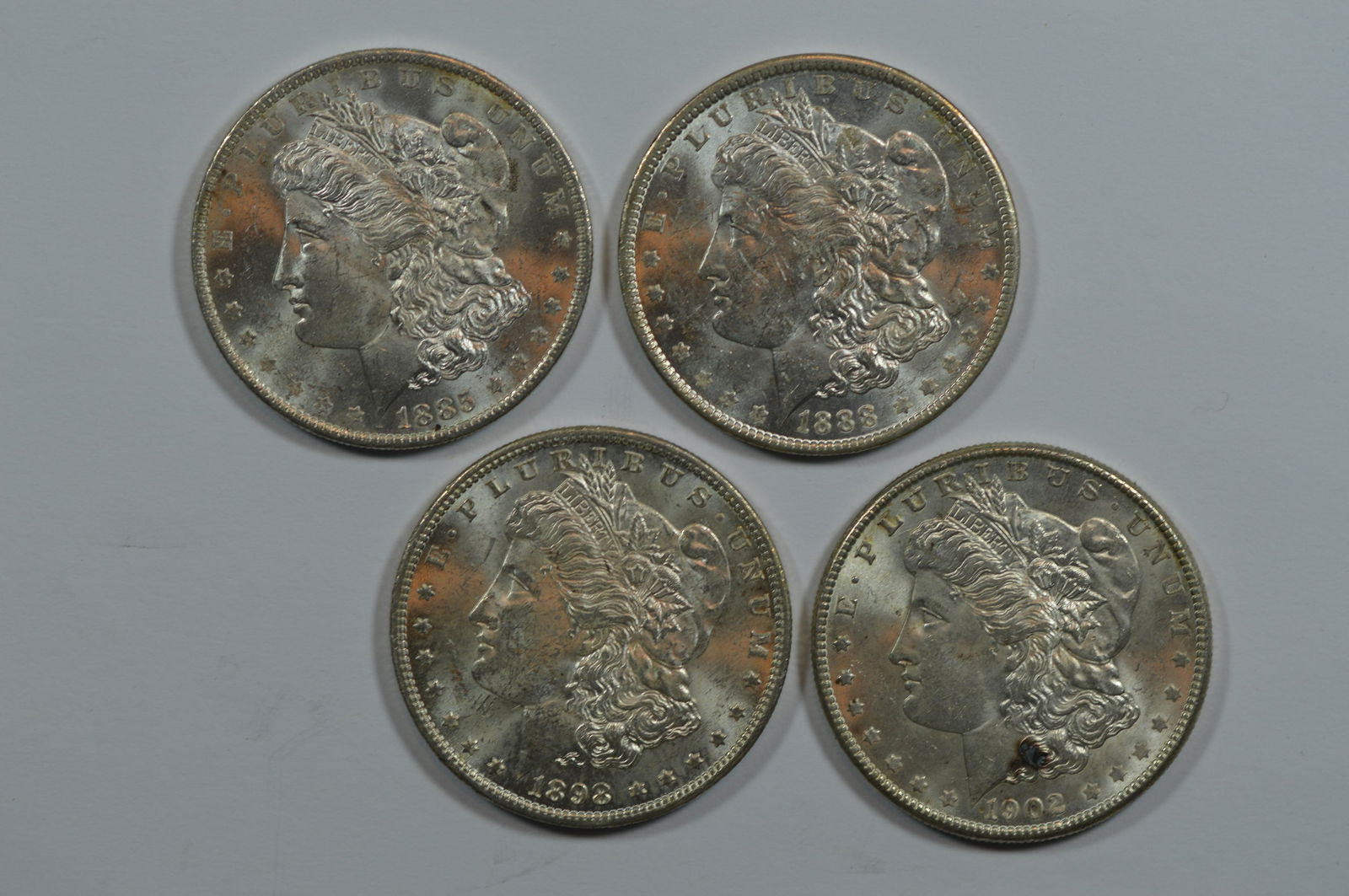 A Mint State New Orleans Mint Morgan Dollar Foursome (1 of 2)