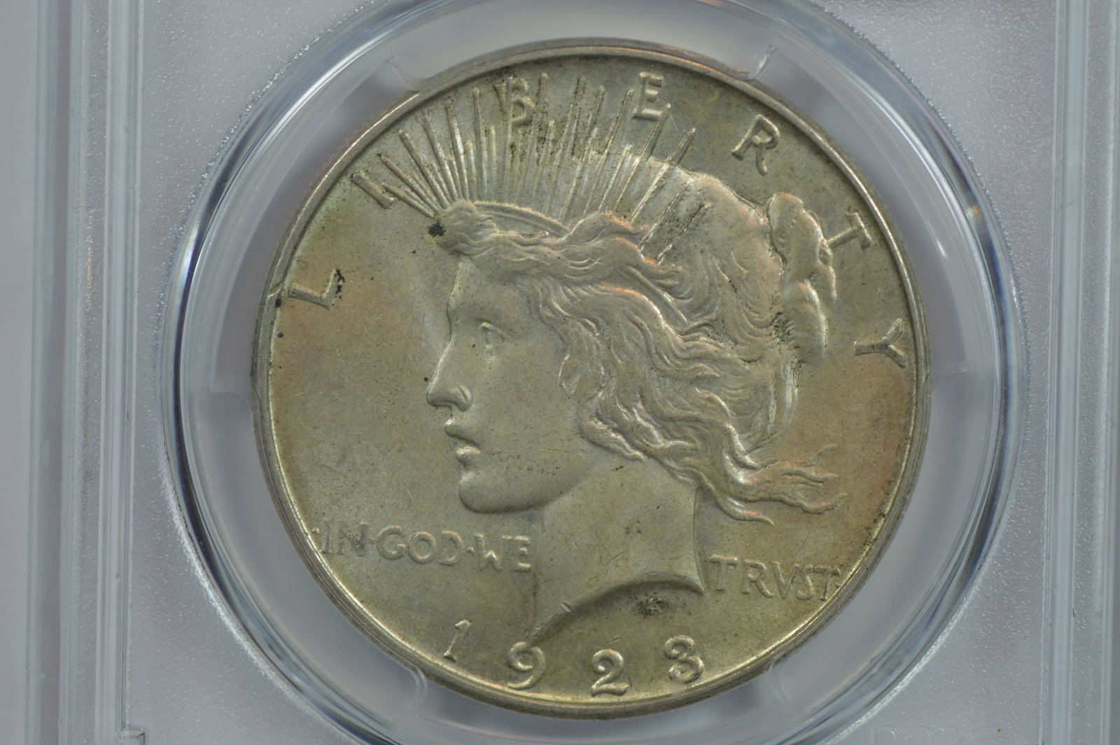 $1.00 Silver 1923-D PCGS MS62. (1 of 2)
