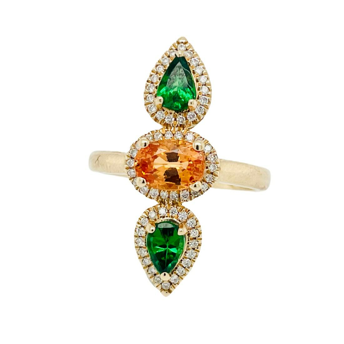 Garnet And Diamond Ring (1 of 5)