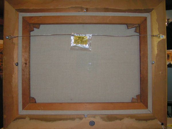 horton painting oil on cannvas relined with very l - 3
